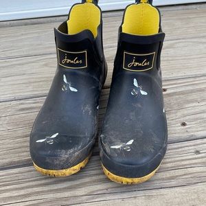Joules rain boots, used, size 6